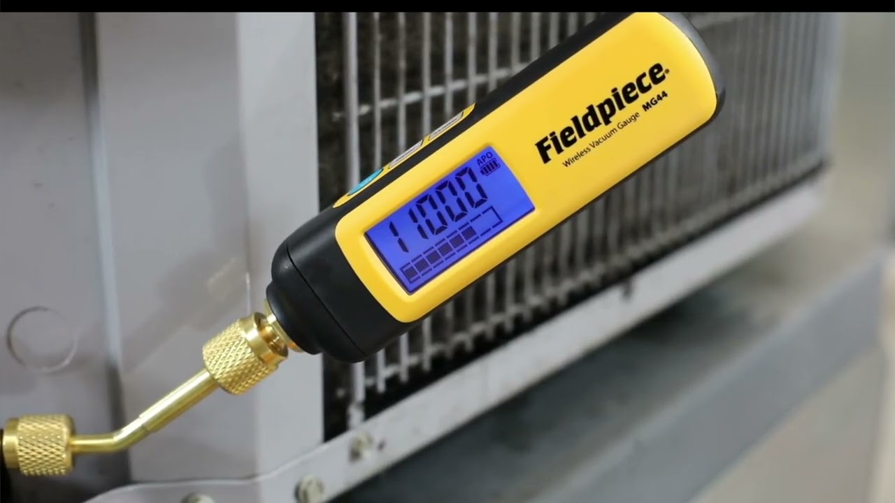 Fieldpiece MG44 Wireless Vacuum Gauge: Three ways of vacuum