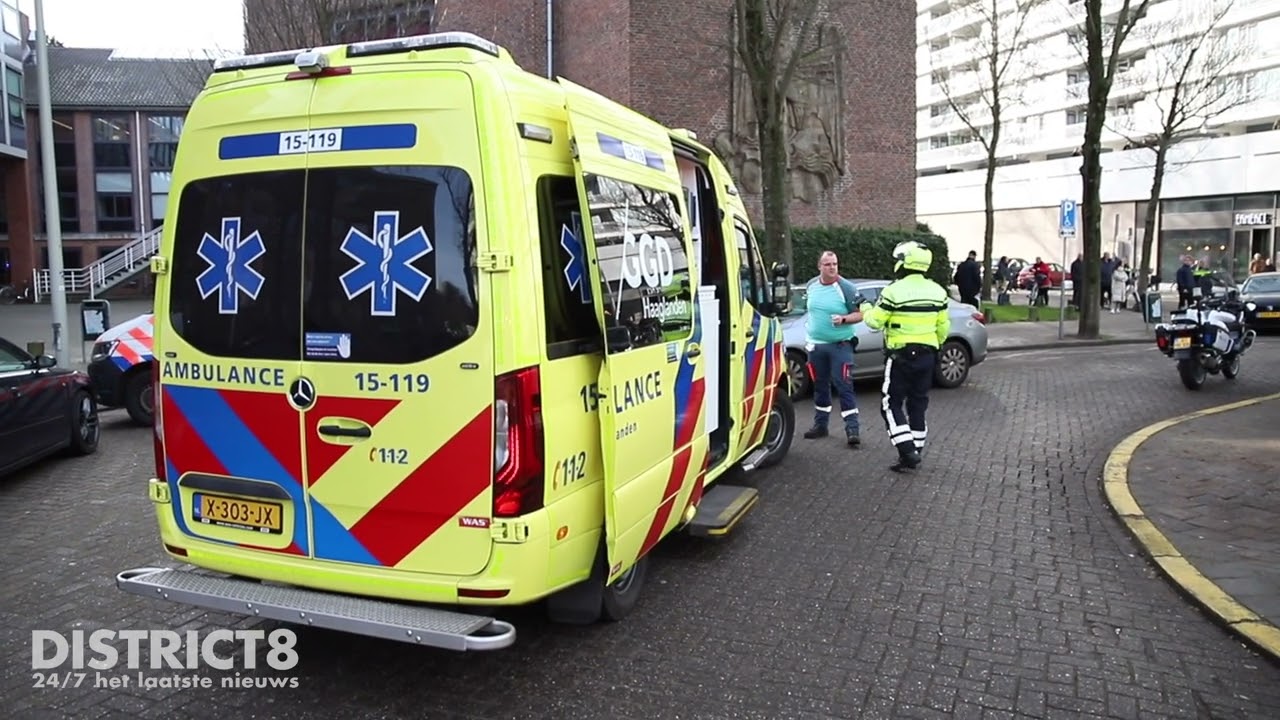 Zwaargewonde persoon aangetroffen in middelbare school Colijnplein Den Haag