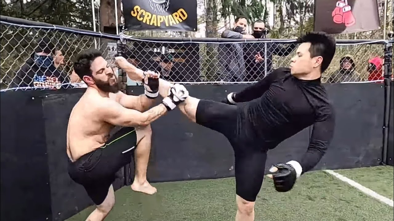 Taekwondo (Tkd) vs Wrestling in an MMA match!