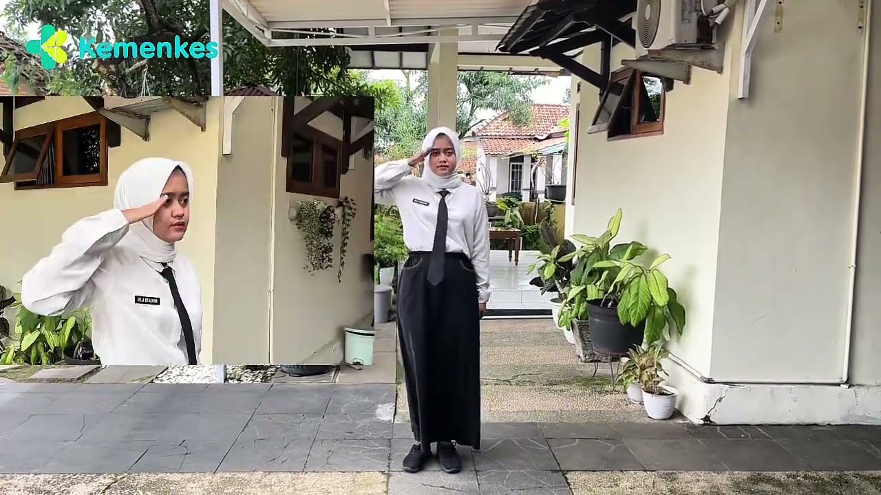 Praktek Baris Berbaris - Latsar CPNS BBPK Makassar Angkatan 14 