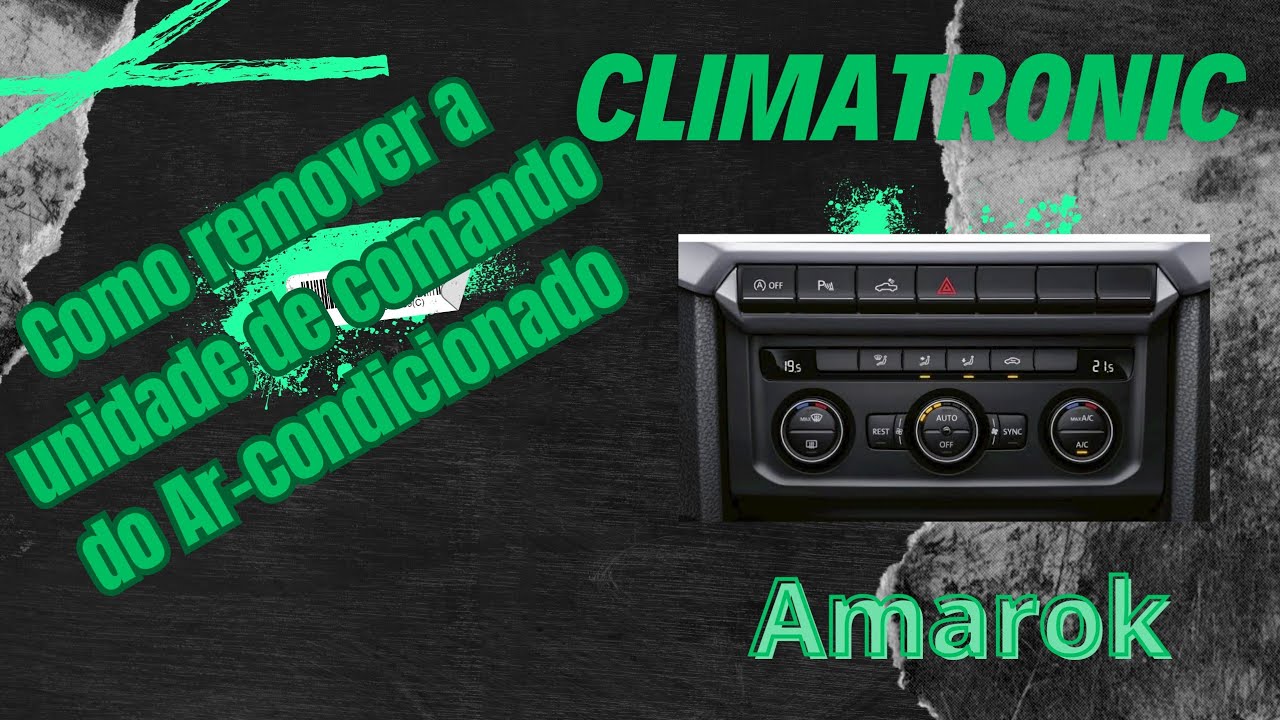 Como remover o comando do ar-condicionado da Amarok