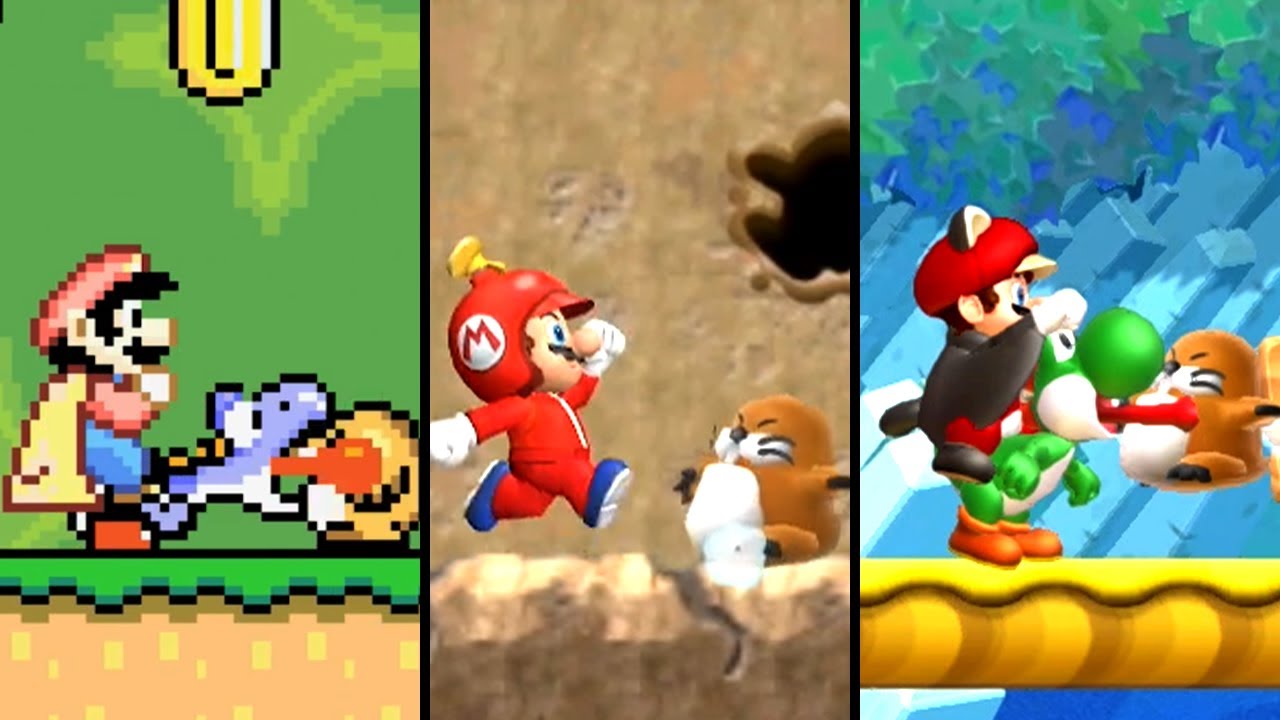 Evolution of Monty Mole in Super Mario Games (1990-2020)