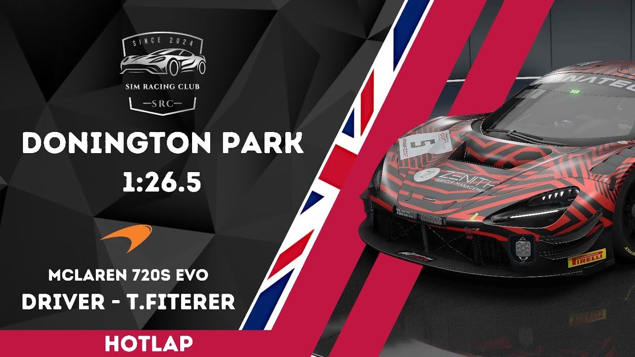 SIM Racing Club - Donington Park Hotlap (1:26.5)