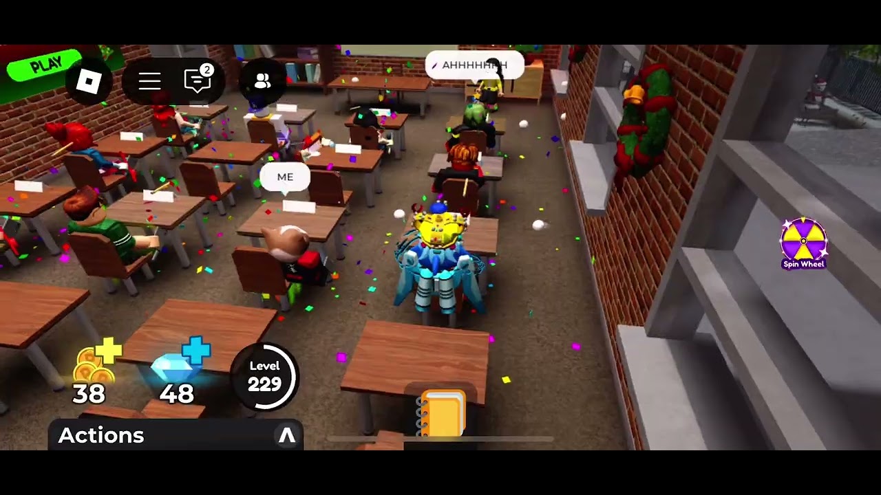 Someone made everyone in all servers do all actions 1x in The Presentation Experience Roblox!