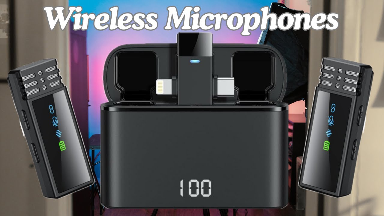 2 Pack Wireless Lavalier Microphone Review | Noise Reduction, Long Battery Life & 80ft Range