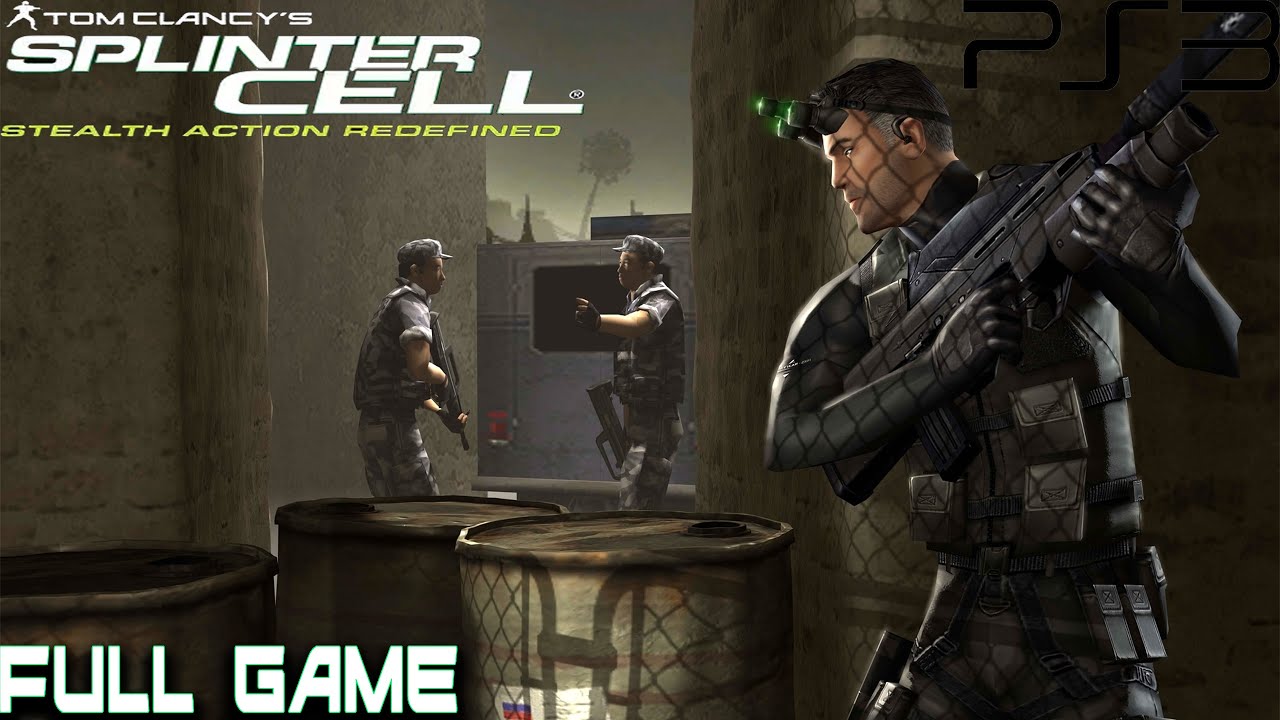 Splinter Cell 1 [PS3 4K 60 fps] Longplay Walkthrough Full Gameplay