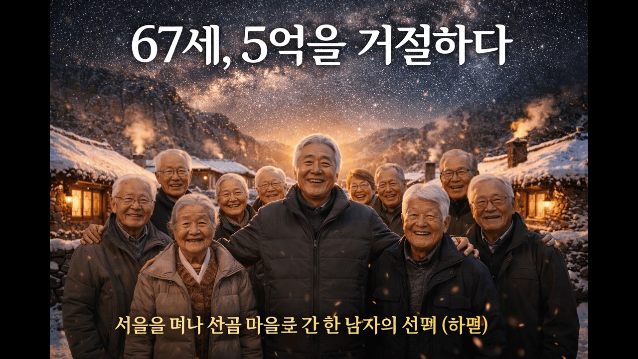 67세, 5억을 거절하다 | 서울을 떠나 산골 마을로 간 한 남자의 선택 (하편)⎥시니어드라마 ⎥인생2막 ⎥산골생활 ⎥휴먼드라마 ⎥감동실화 ⎥시골이야기 ⎥전원생활 ⎥가족이야기