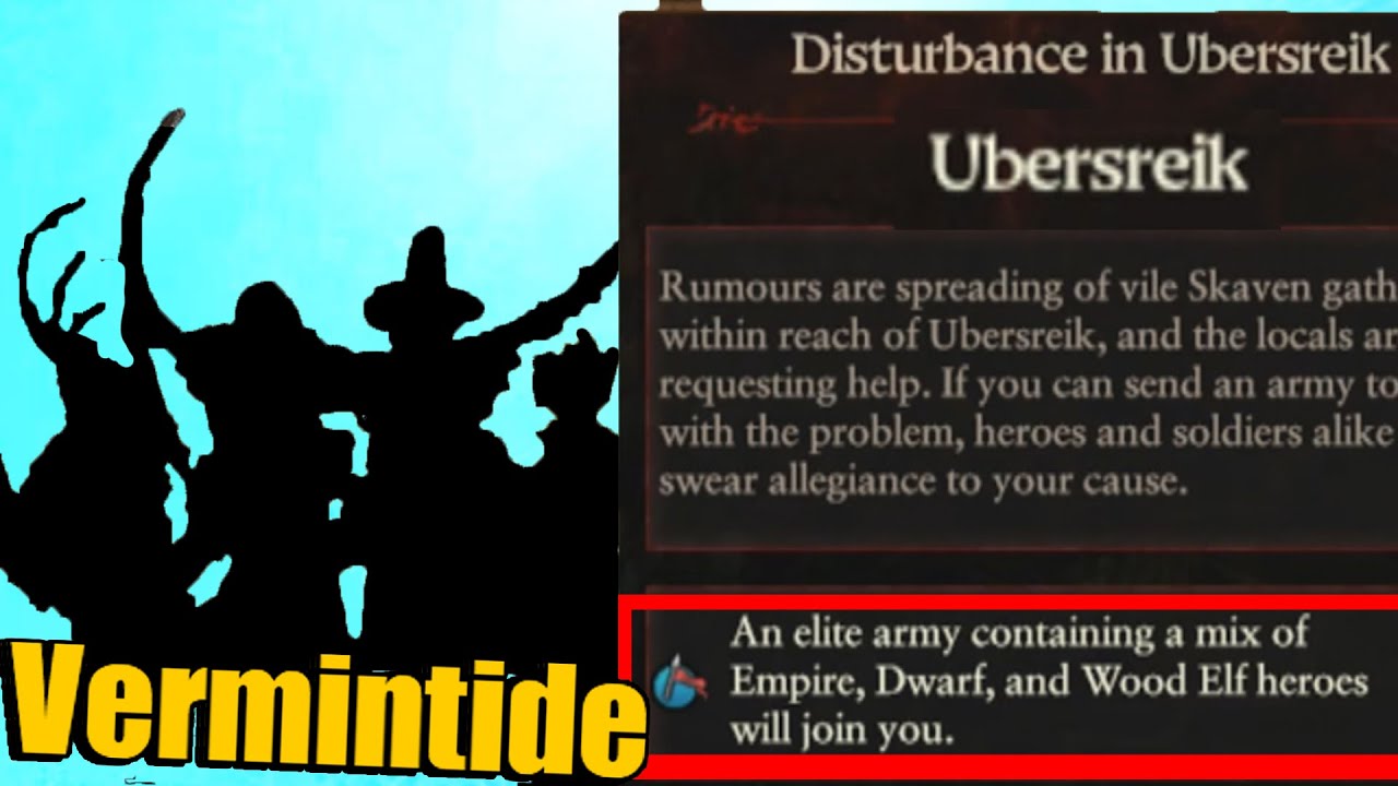 5 Heroes Spawn at Ubersreik After the Vermintide EndGame Crisis Happens