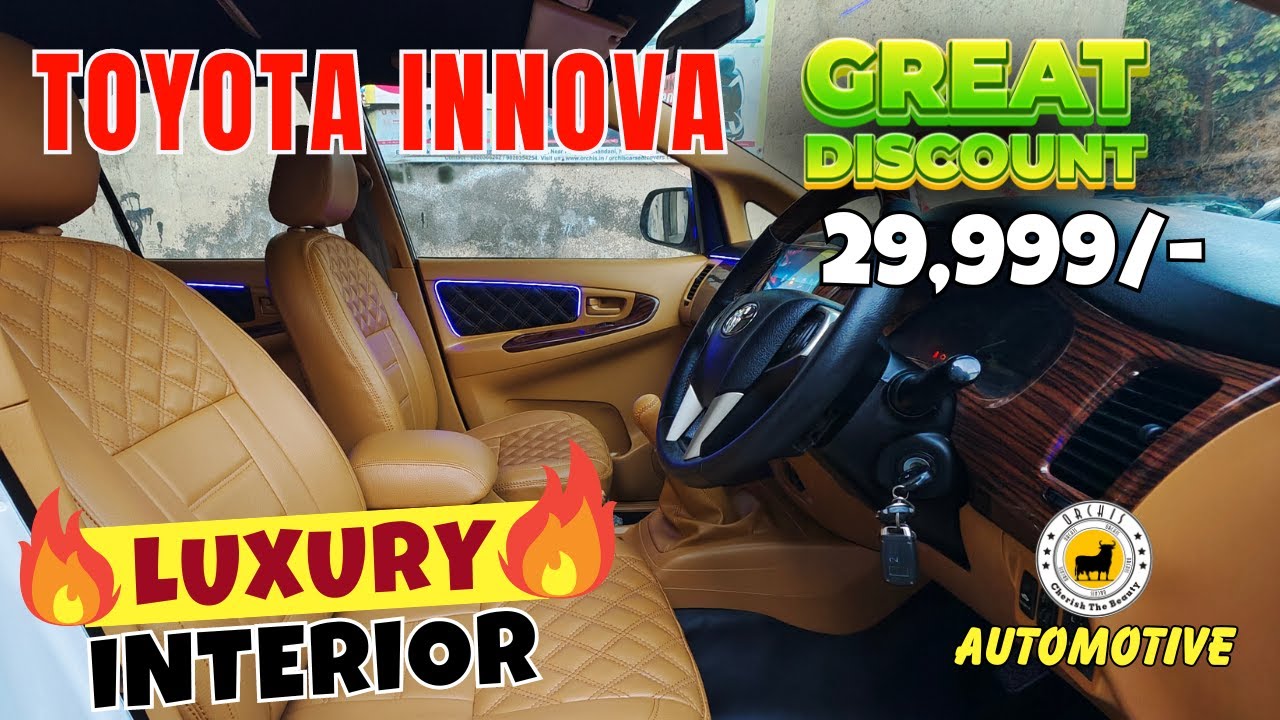 💥29,999/- Toyota Innova Interior Modification🔥Innova Complete Interior Upgrade! | ORCHIS Mumbai