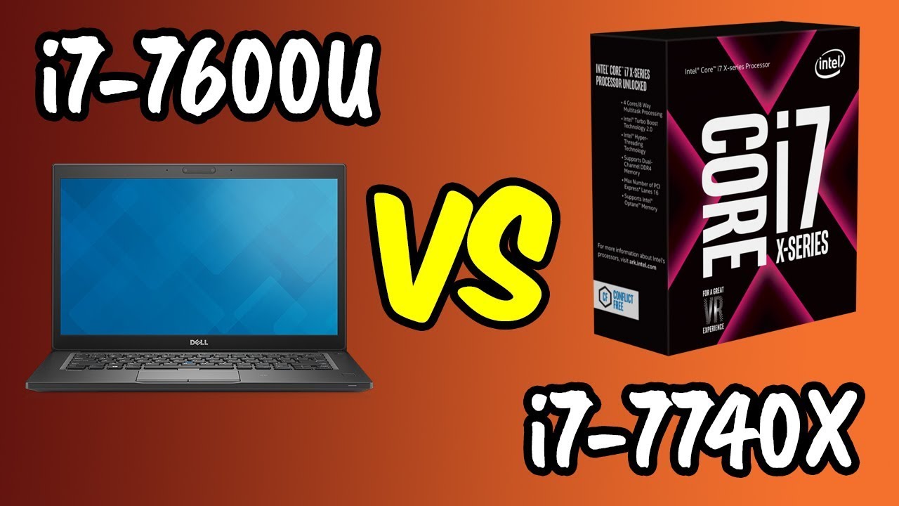 💥i7-7600U vs i7-7740X 🔥Benchmarks Test! 🎮 [4K]