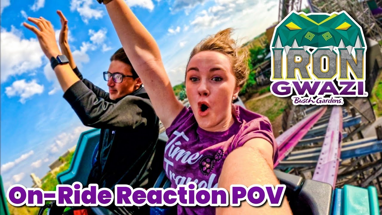 Iron Gwazi FIRST On-Ride REACTION | 5K POV - Busch Gardens Tampa