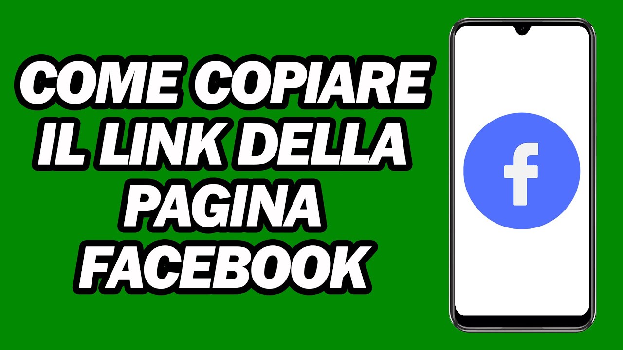 Come Copiare Il Link Della Pagina Facebook | Passo dopo Passo
