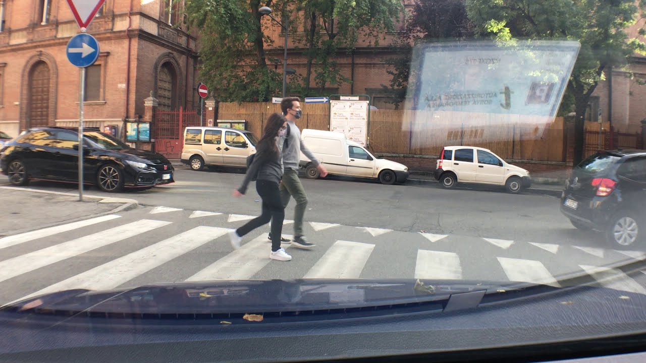 Driving in Bologna,  Italy - 4K -