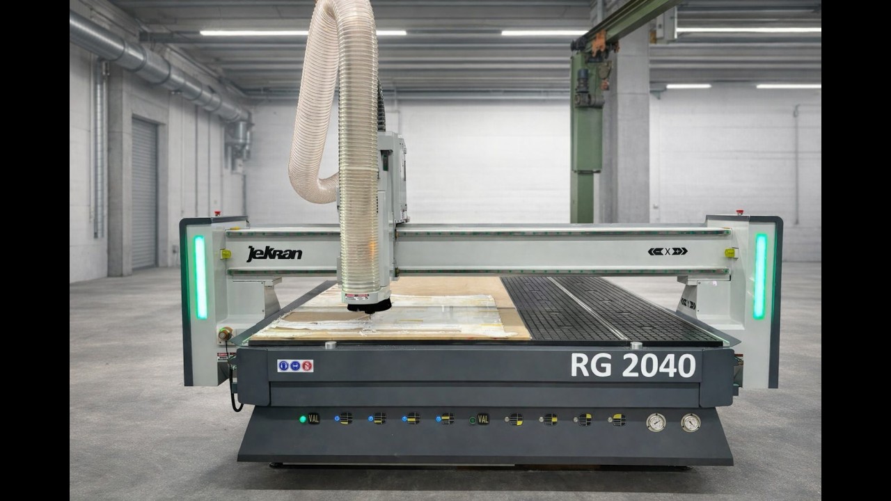 High-End CNC Router in Action | Tool Change, Plastic & Metal Cutting Test