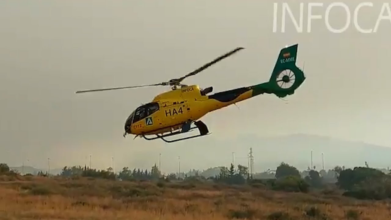 Elevado a nivel 2 del Plan Infoca el incendio en Sierra Bermeja