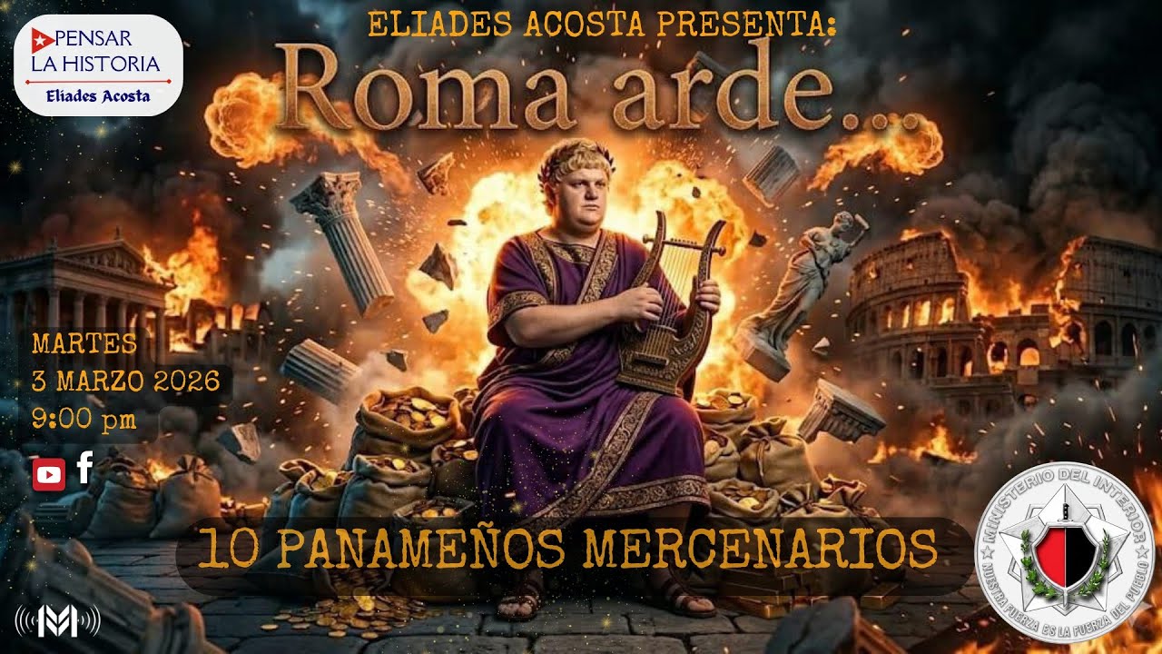 ⚠️ 🇨🇺DIEZ MERCENARIOS PANAMEÑOS EN CUBA. 💥🔥ROMA ARDE 📱