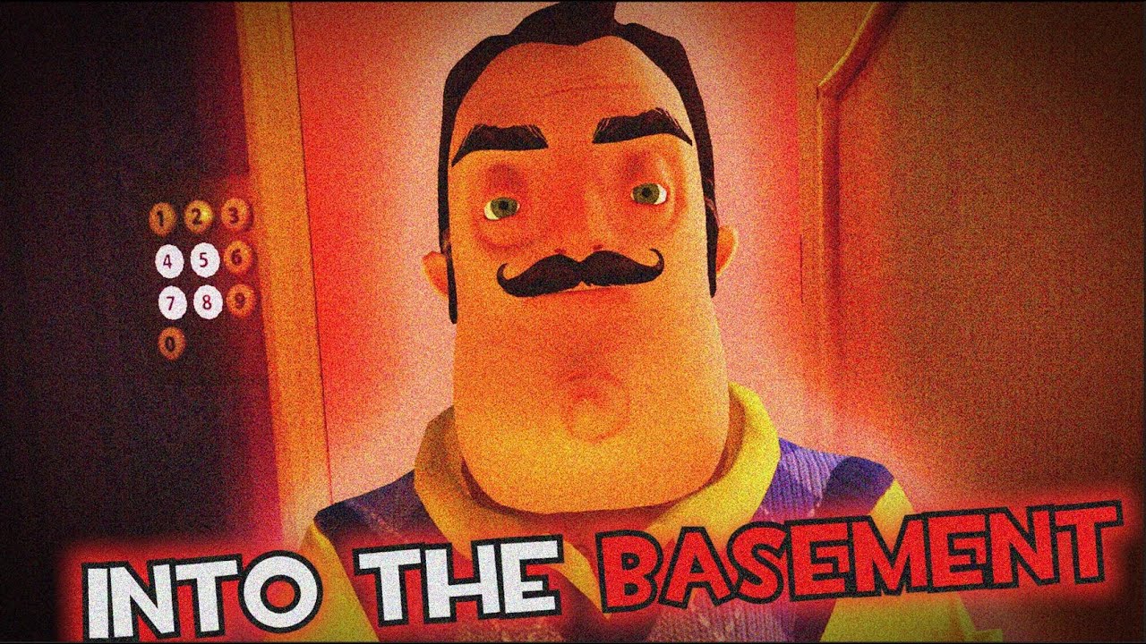 We Finally Made It Into the Basement! – Hello Neighbor (Pre Alpha)