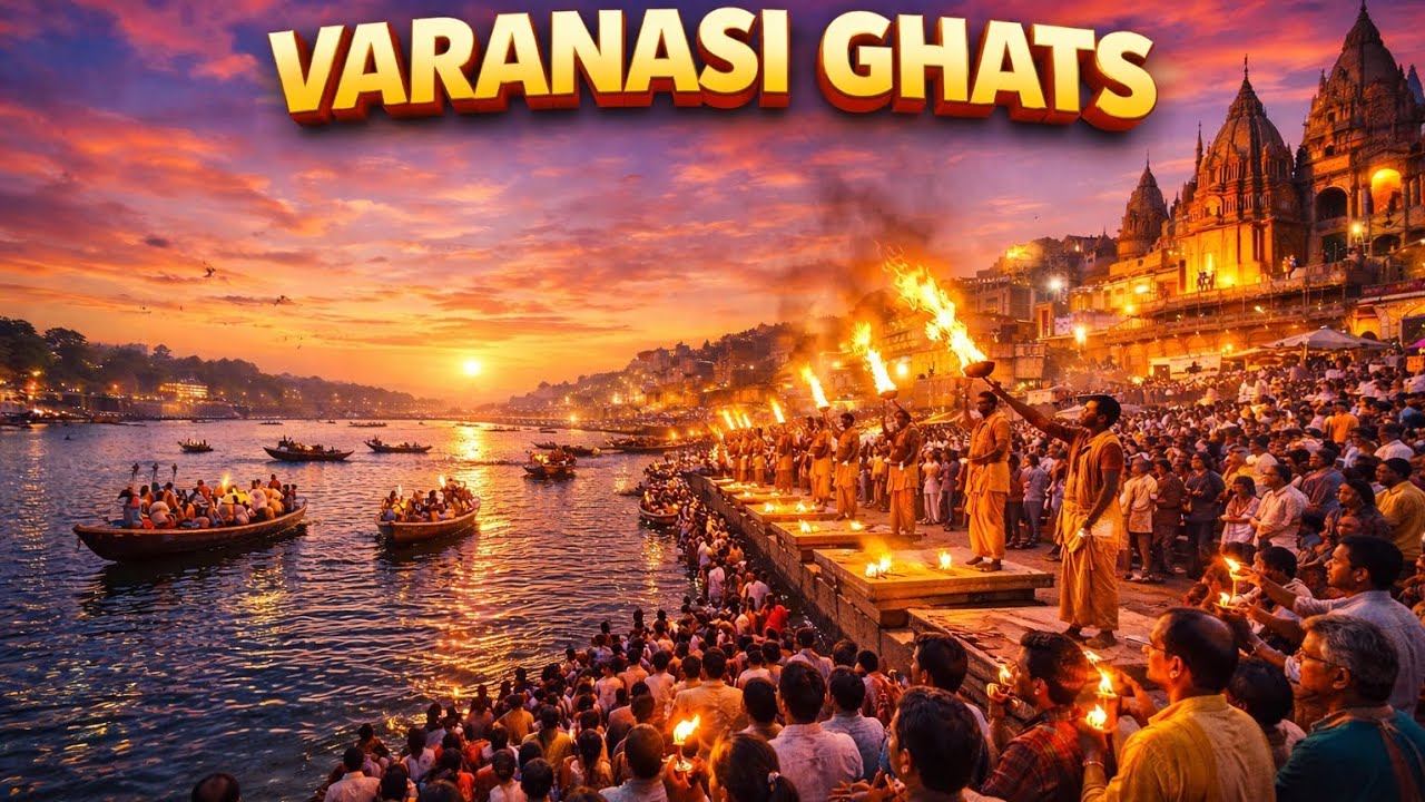 VARANASI Ganga Ghat (@farhaanvloger 