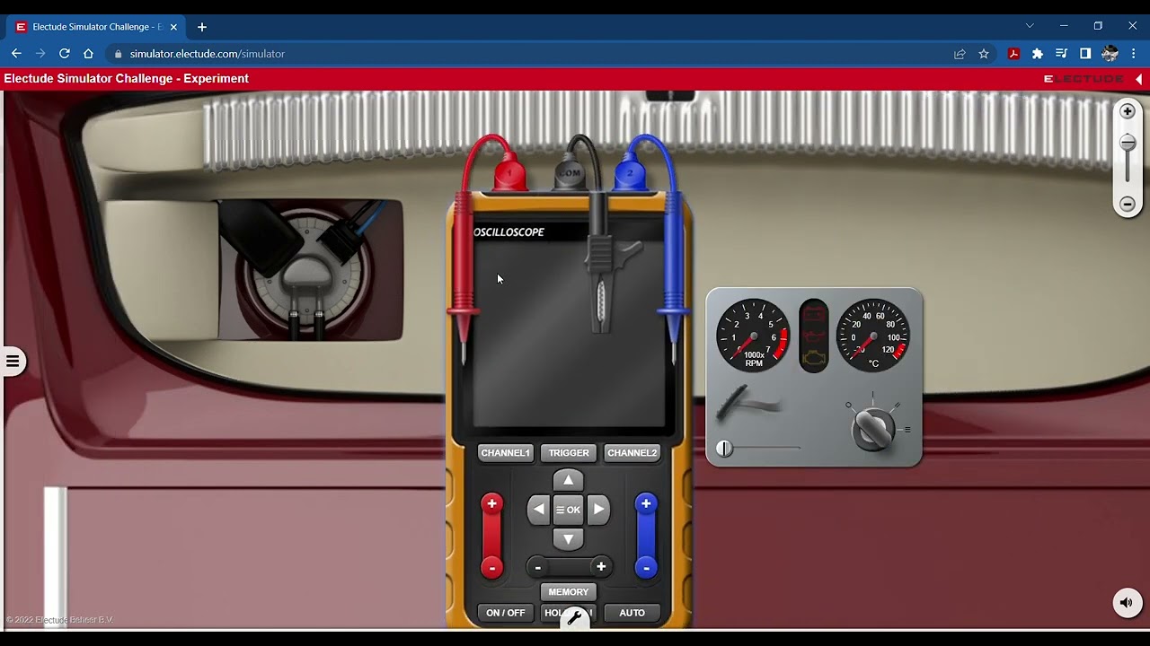 Comprobación de bomba de combustible-Electude Simulator Challenge   Experiment