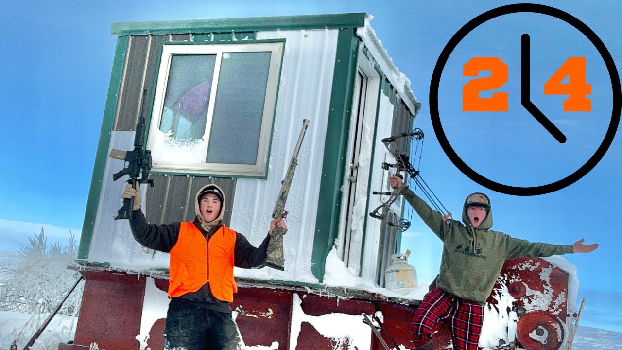 24 HOUR DEERSTAND CHALLENGE!! (not funny)