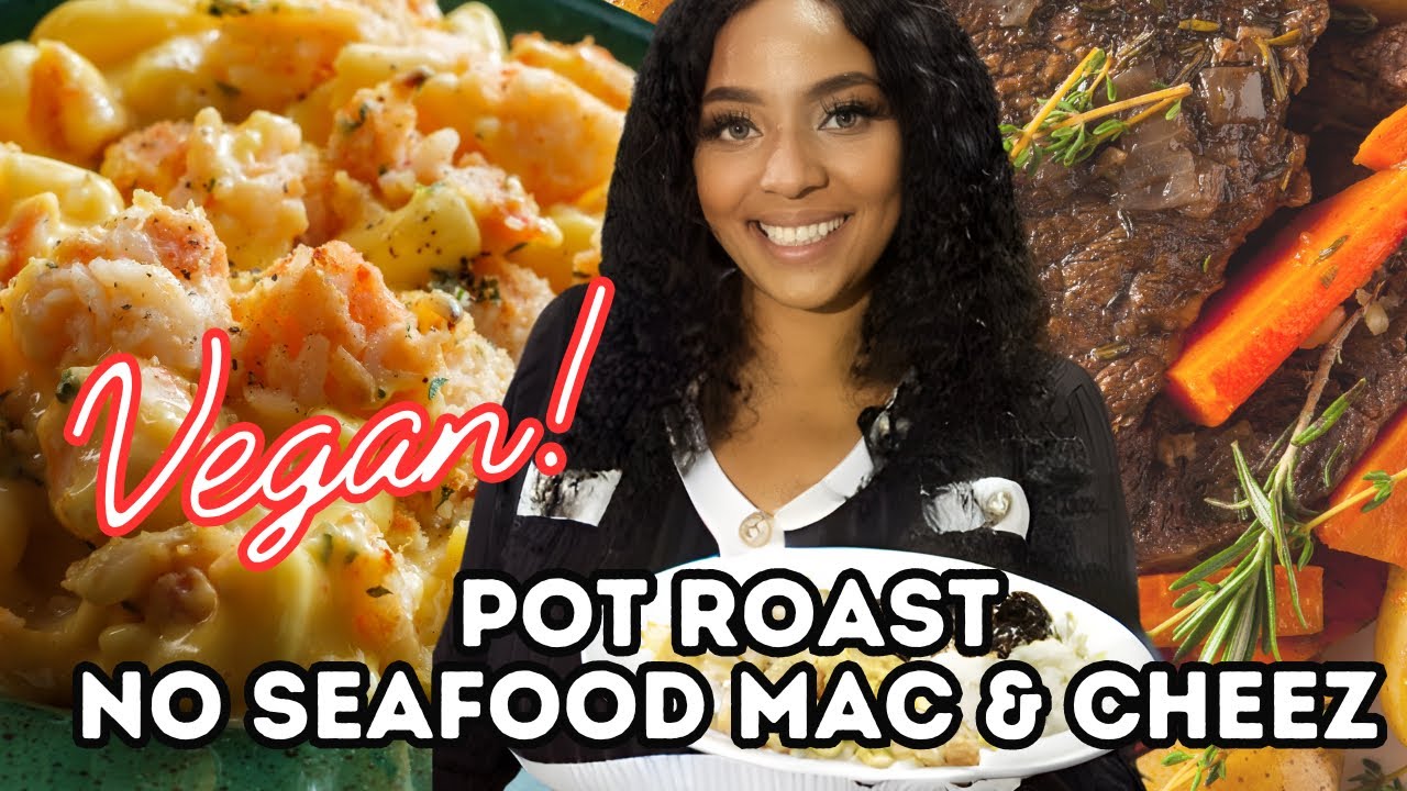 Ultimate Vegan Comfort: Pot Roast & No-Seafood Mac n’ Cheese | Plant-Based Recipes for Cozy Meals