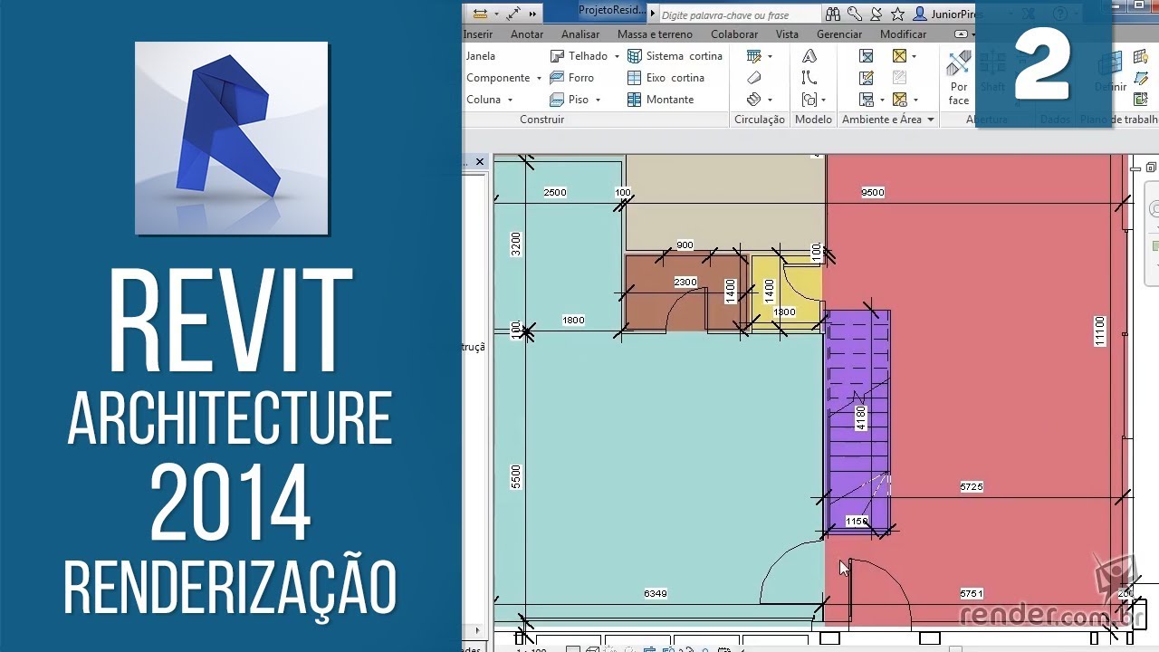 Conhecendo o Projeto | Curso Revit Architecture 2014 Renderização