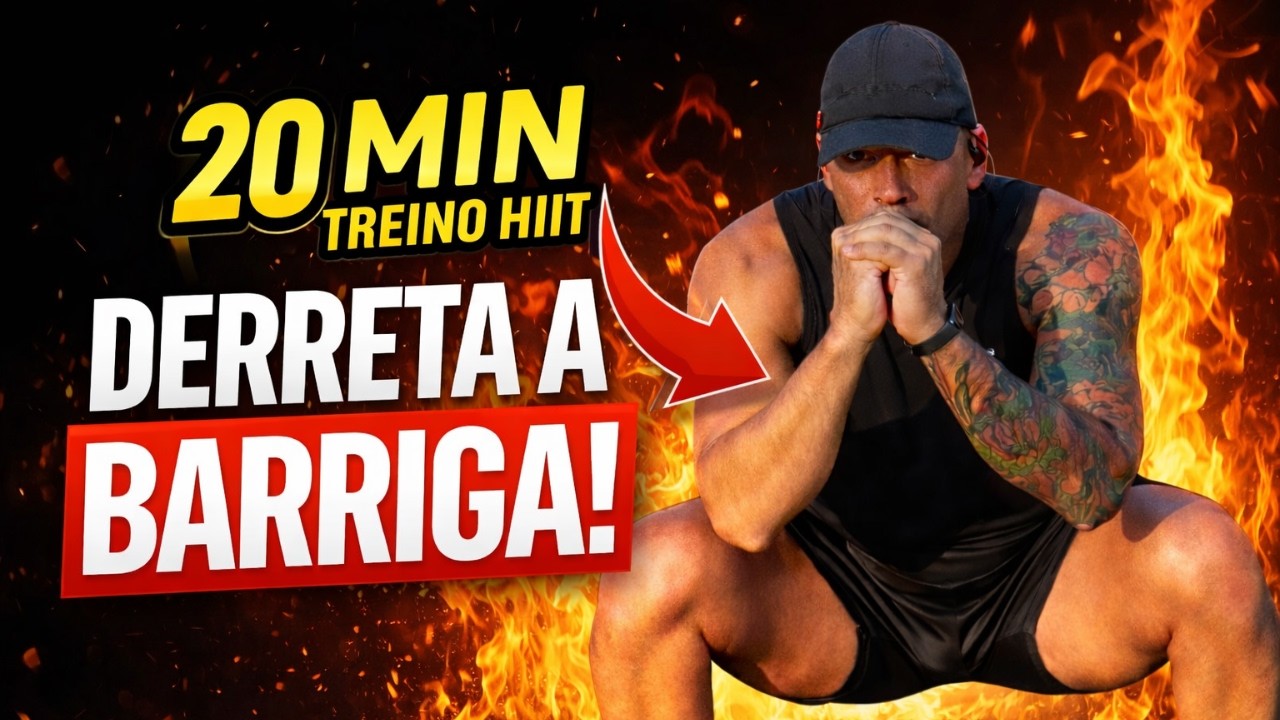 Treino HIIT INTENSO 20 MIN  EM PÉ   Corpo inteiro , sem Equipamentos , Sem reptição