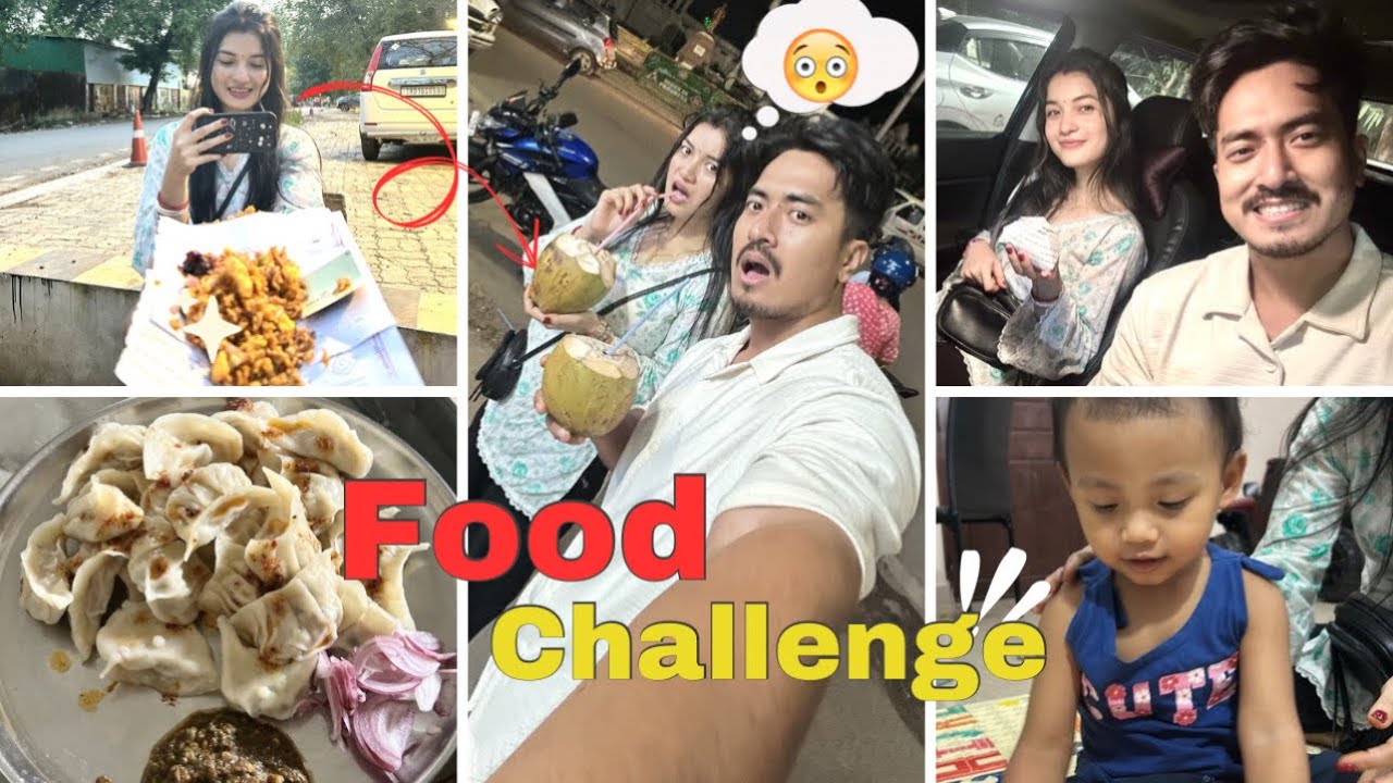 Food Challenge with @bivajamatia6864  | MBB college  chanachur ✨ | Bini Wedding thaya punishment 🥲
