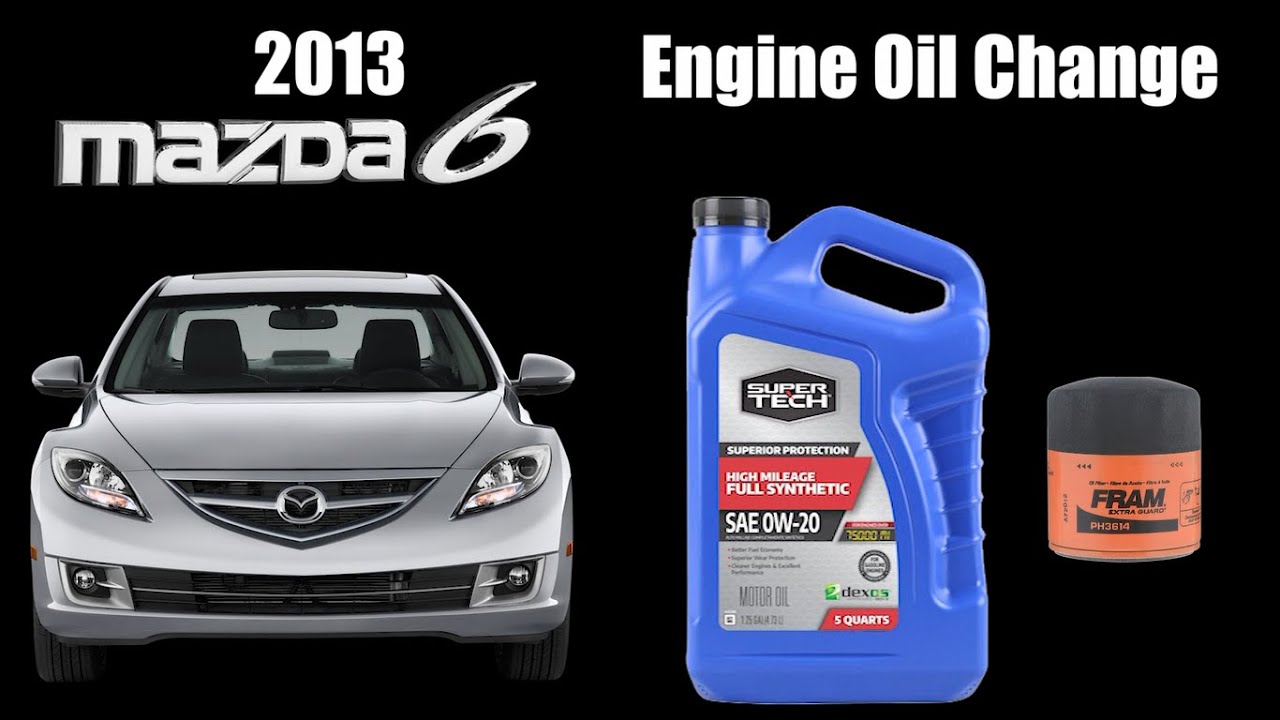 2013 Mazda6 Engine Oil Change