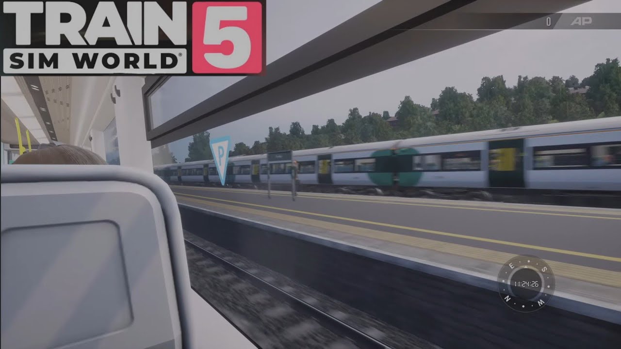 Train Sim World 5 London Commuter Coulsdon South to Victoria passenger journey PS5 gameplay