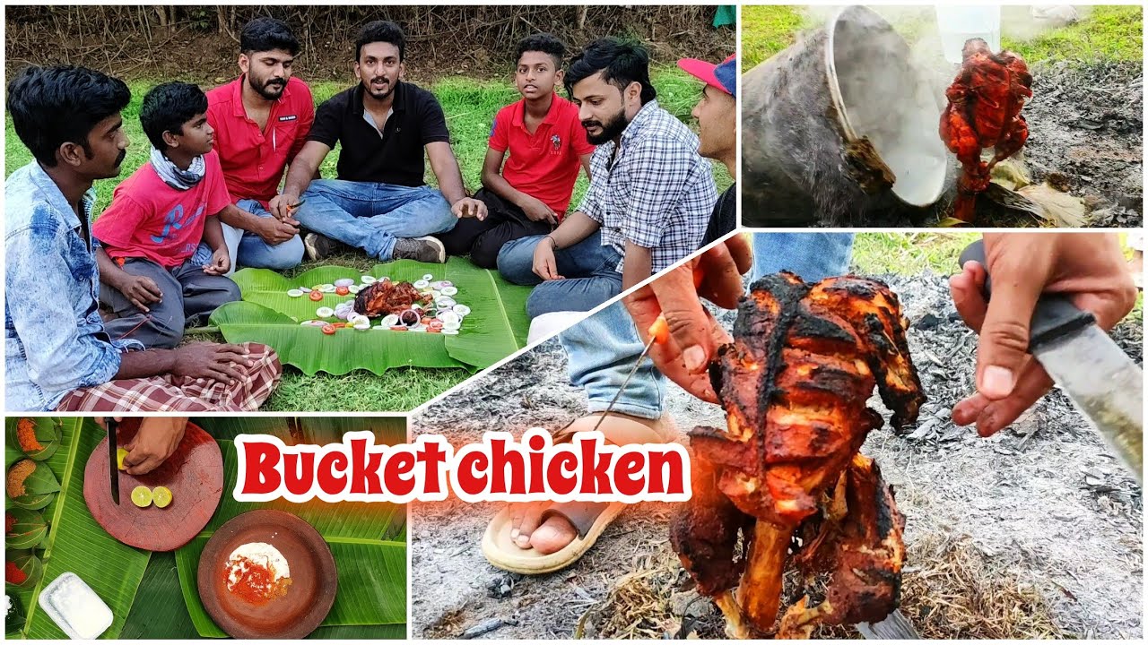 BUCKET CHICKEN | How To Make Bucket Chicken | Village Cooking Skill