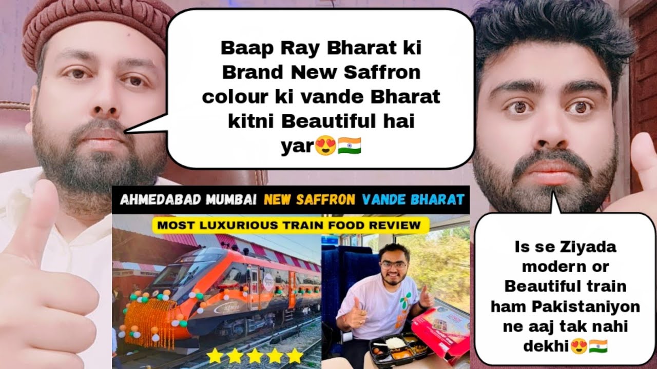 Brand New Saffron Vande Bharat Express Inaugural Journey with Food Review | Mumbai Ahmedabad