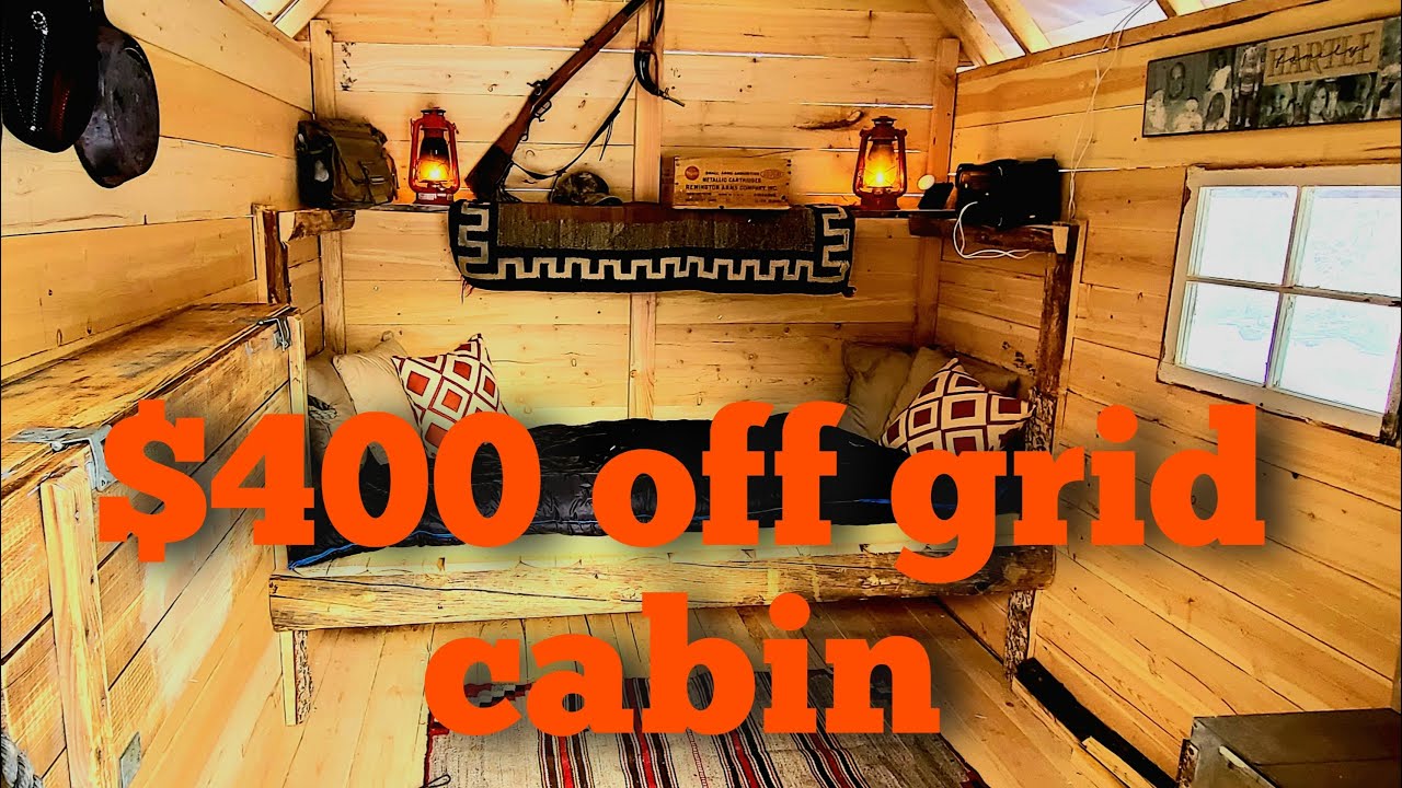 OFF GRID cabin reveal, DIY off grid Cabin, Cabin tour,