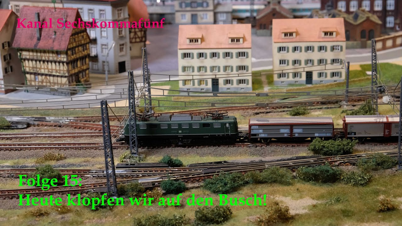 Folge 15: Heute klopfen wir auf den Busch! Büsche und Bäumchen für Spur Z, Altern von Gebäuden