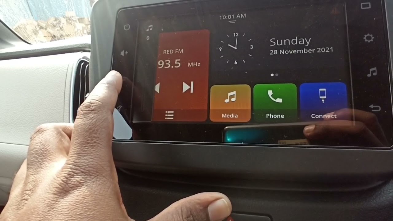 Maruti Suzuki Wagonr Zxi BS6 infotainment system real review