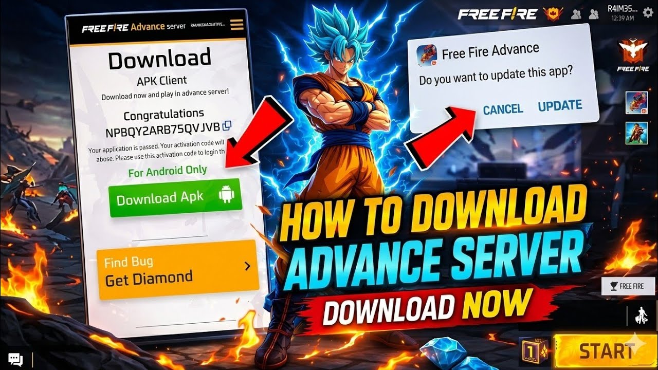 Free Fire Advance Server Download OB53 😍 | OB53 Activation Code Kaise Milega? (Full Guide)