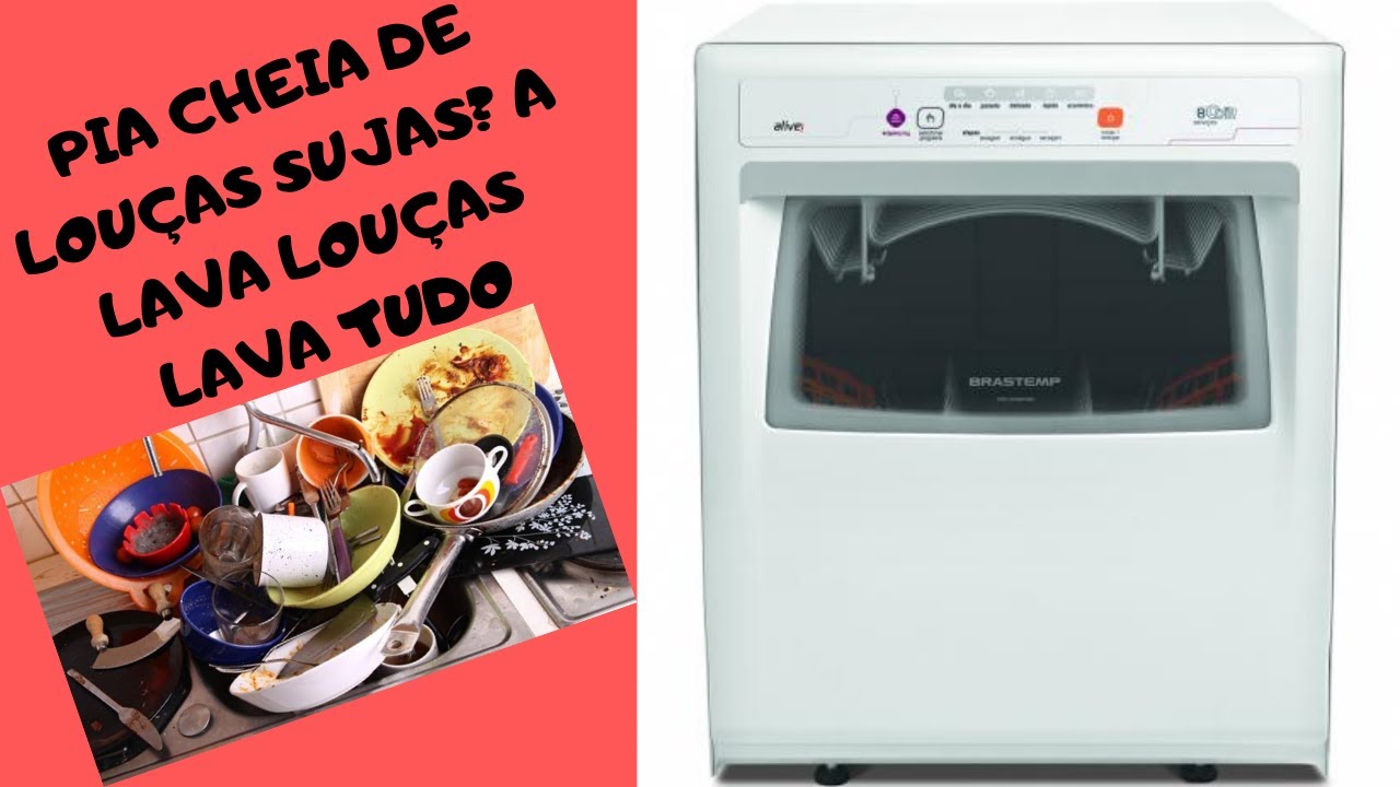 Lava Louças Brastemp Ative 8 Serviços - Carga Máxima no Ciclo Rápido e RESULTADOS IMPECÁVEIS