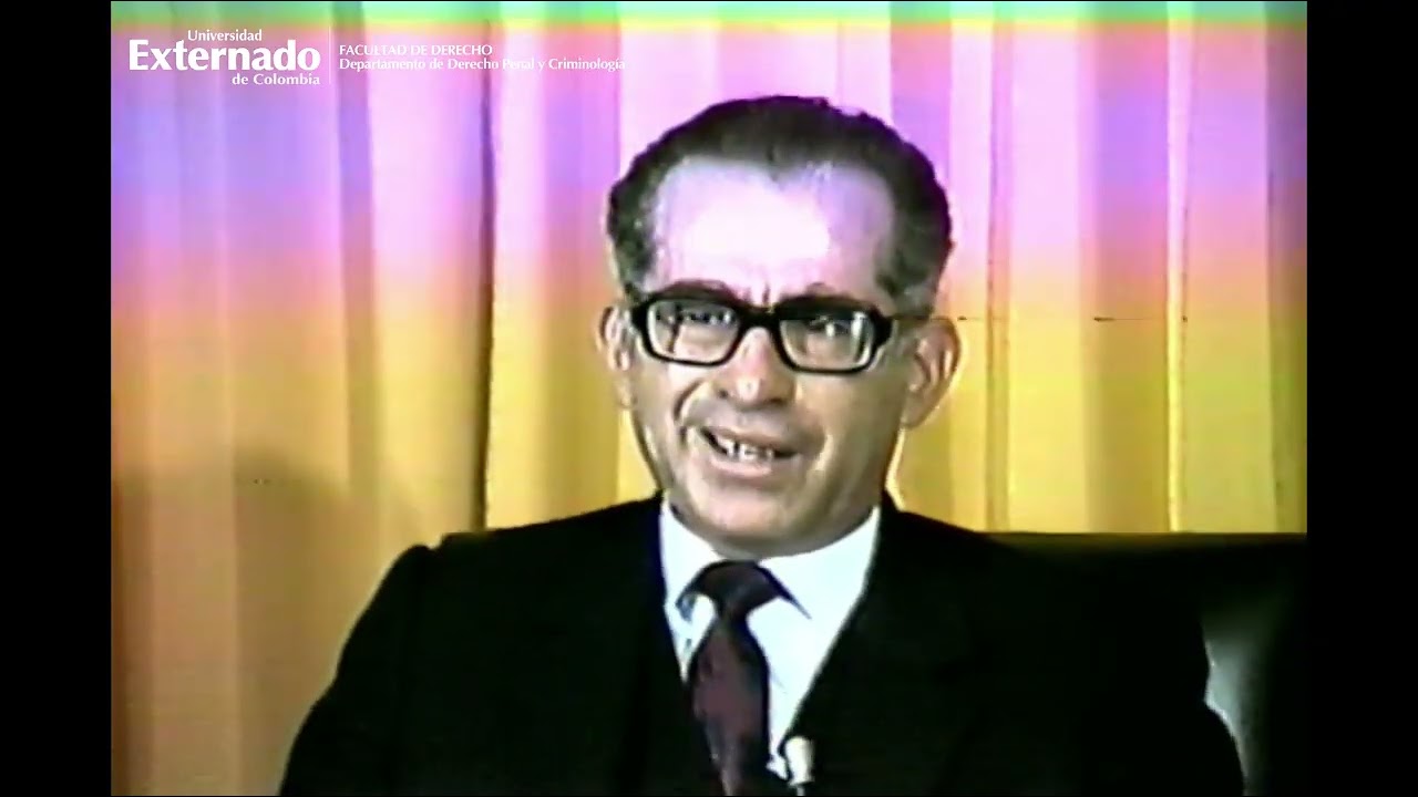 Especialización en Derecho Penal años 80: Concurso Aparente de Delitos - Dr. Alfonso Reyes Echandía