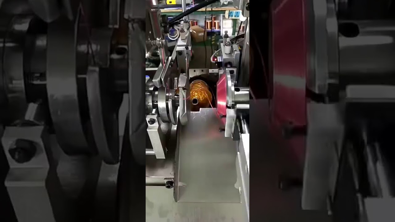 Self-supported copper coil winding machine