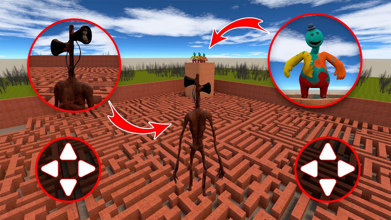 I Became SIREN HEAD vs Doey Poppy Playtime – Epic Battle in Garry’s Mod!