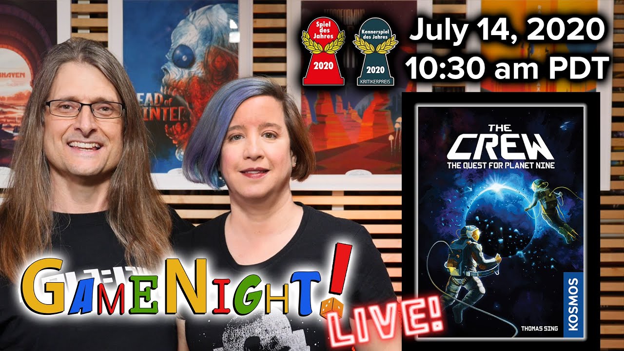 The Crew: The Quest for Planet Nine & Our 2020 Spiel des Jahres Picks! - GameNight! Live!! 7-14-2020