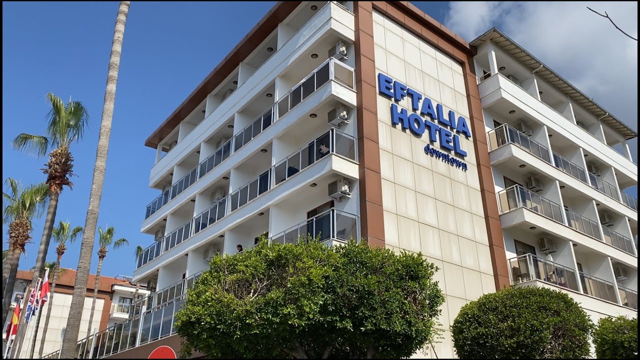 Eftalia Downtown Hotel 3*. Видеообзор отеля в Алании