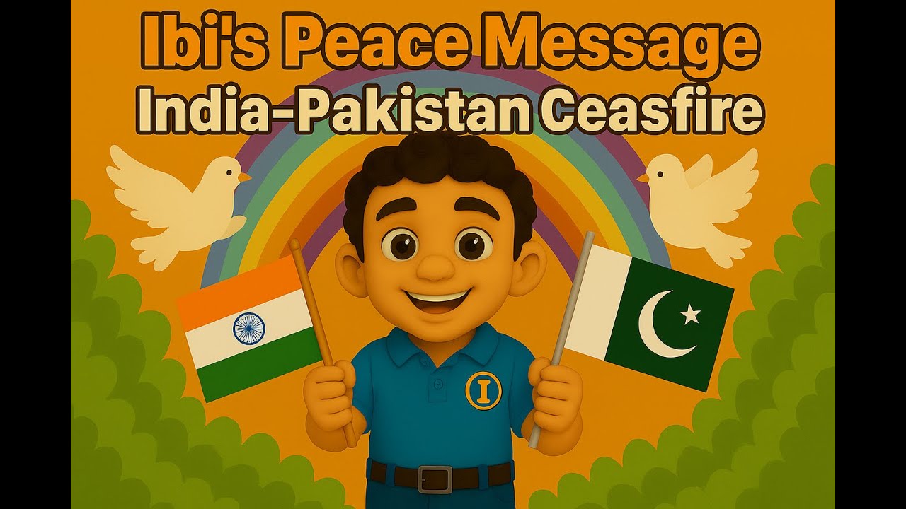 Ibi&rsquo;s Peace Message: India-Pakistan Ceasefire | Emotional Kids Story about Peace & Love