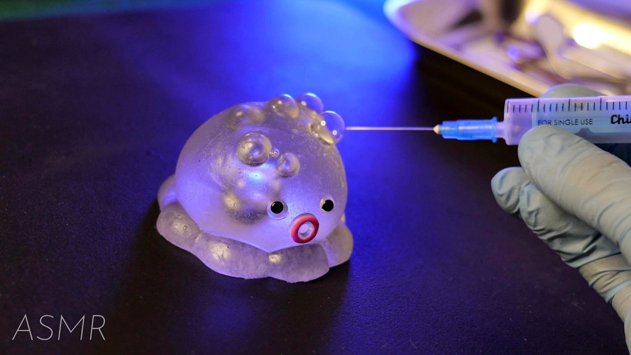 ASMR Brain Surgery on a Squishy Octopus 🧠 I Gave It a Brain