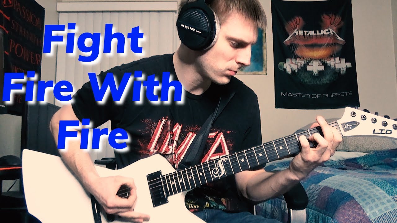 Metallica - Fight Fire With Fire Rhythm Guitar Cover