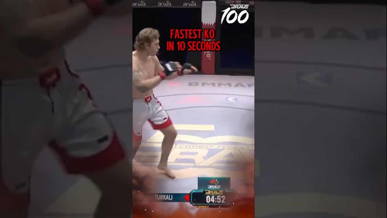 Lightning-Fast BRAVE  KOs (Don&rsquo;t Blink) #bravemma #fight #mma #mmahighlights