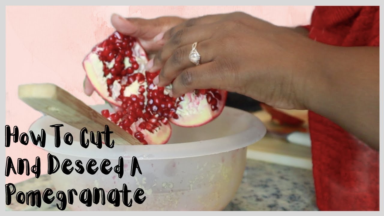 How To Cut & Deseed a Pomegranate the 