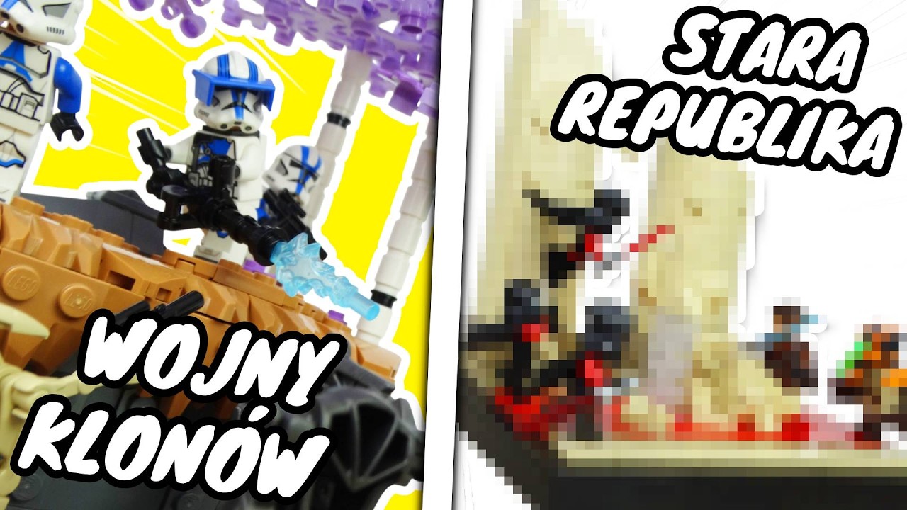 ZBUDOWAŁEM MAKIETE DLA KAŻDEJ EPOKI STAR WARS Z LEGO (1/2)
