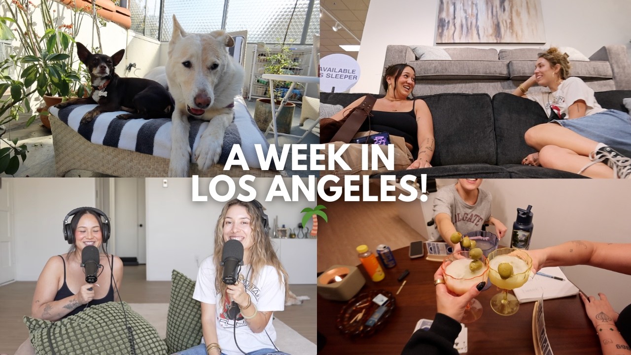 A week in LA 🌴 (furniture shopping + martini night!)