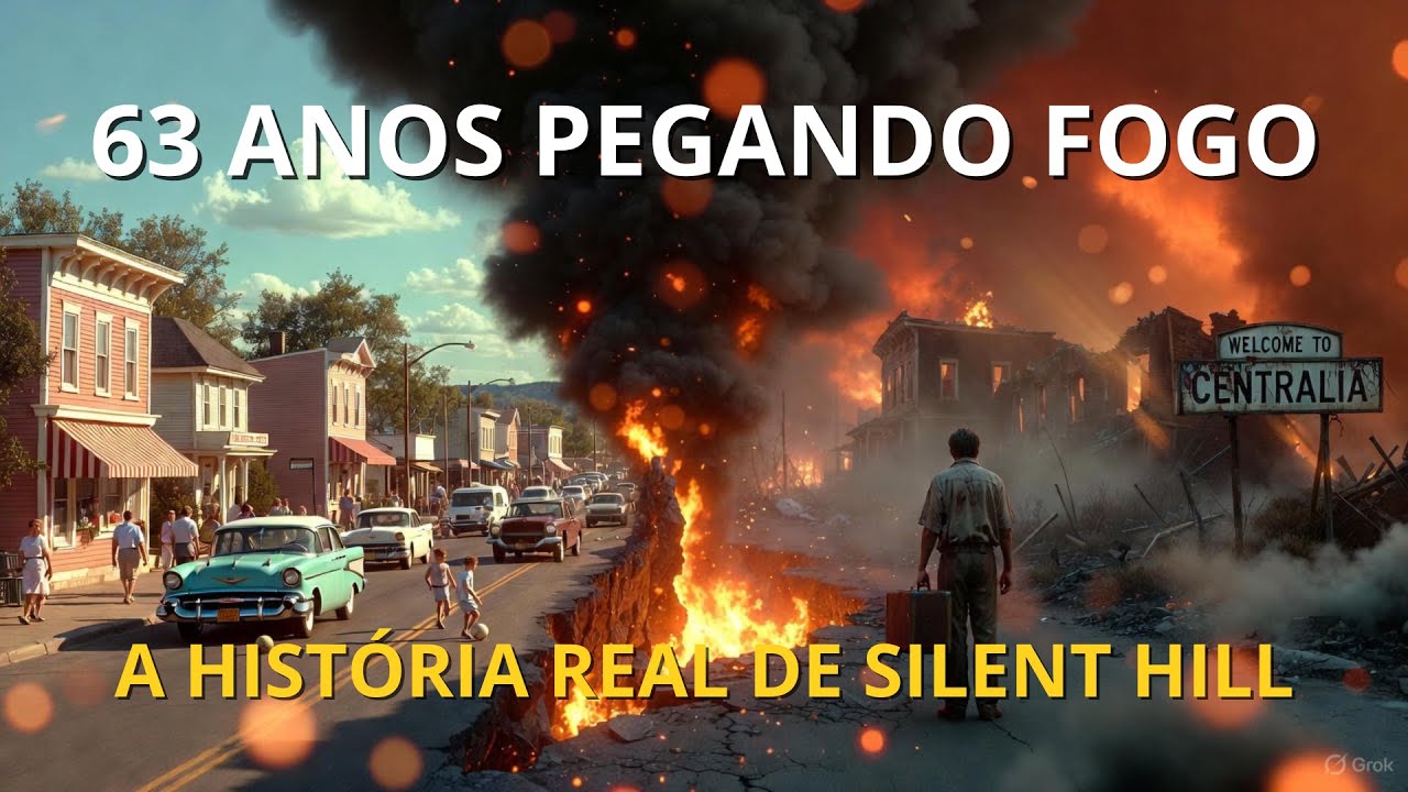 Essa Cidade Está PEGANDO FOGO há 63 Anos! A História REAL que Inspirou Silent Hill 😢🔥